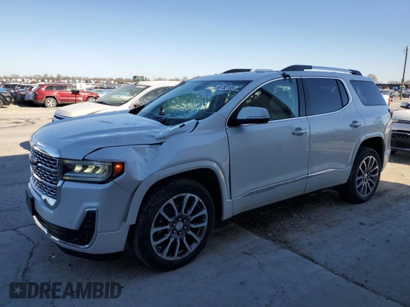 2021 GMC Acadia Denali с VIN 1GKKNPLS8MZ123860, выставлен на аукционе Copart как лот 50782185 с пробегом 38 043 миль миль и Списание • Salvage title. История ставок и продаж доступна на DreamBid. Изображение 1.