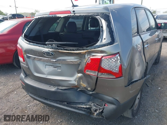 2012 Kia Sorento LX with VIN 5XYKT4A19CG236143, listed as a IAAI auction lot 42027173 with 177,148 mi miles. Bid and sale history available at carsss.com. Image 6.
