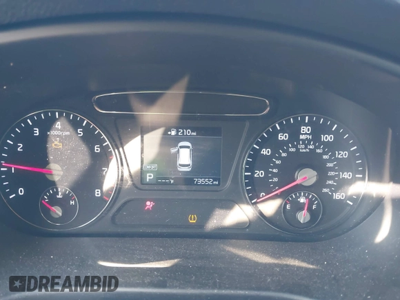 2019 Kia Sorento S V6 with VIN 5XYPG4A52KG558439, listed as a IAAI auction lot 41462127 with 73,552 mi miles. Bid and sale history available at carsss.com. Image 7.