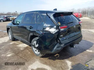 2023 Toyota RAV4 LE with VIN 2T3F1RFV4PC332593, listed as a IAAI auction lot 42071526 with 33,745 mi miles. Bid and sale history available at carsss.com. Image 3.