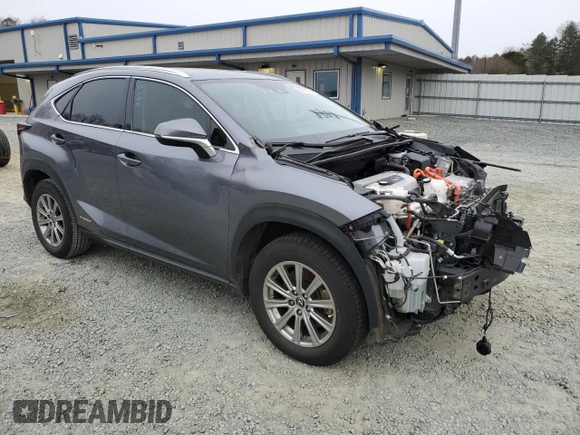 2021 Lexus NX with VIN JTJDJRDZXM2147400, listed as a Copart auction lot 86635704 with 49,624 mi miles and Salvage Title. Bid and sale history available at carsss.com. Image 4.