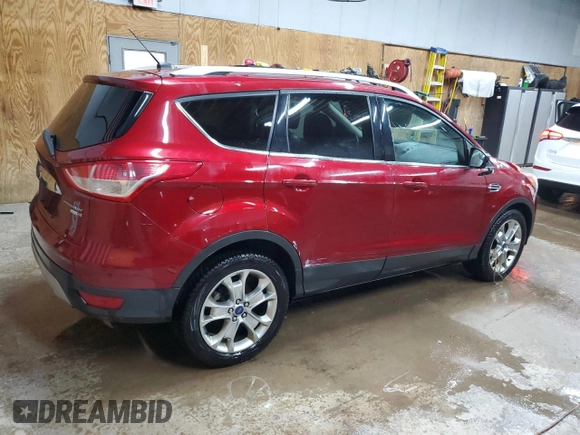 2014 Ford Escape Titanium with VIN 1FMCU9J9XEUE24302, listed as a Copart auction lot 52852485 with 181,372 mi miles and Clean Title. Bid and sale history available at carsss.com. Image 3.