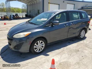 2012 Mazda Mazda5 Sport with VIN JM1CW2BL6C0105046, listed as a Copart auction lot 53164925 with 141,238 mi miles and Salvage Title. Bid and sale history available at carsss.com. Image 1.