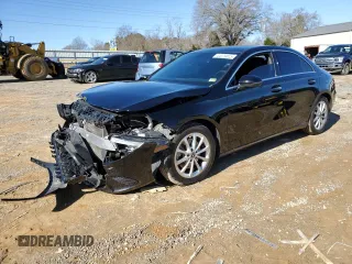 2020 Mercedes-Benz A 220 with VIN W1K3G4FBXLW044667, listed as a Copart auction lot 44079025 with 54,593 mi miles and Salvage Title. Bid and sale history available at DreamBid. Image 1.