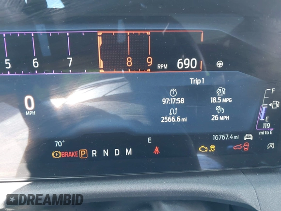 2024 Ford Mustang GT with VIN 1FA6P8CF6R5426477, listed as a IAAI auction lot 41692754 with 16,767 mi miles and . Bid and sale history available at DreamBid. Image 7.