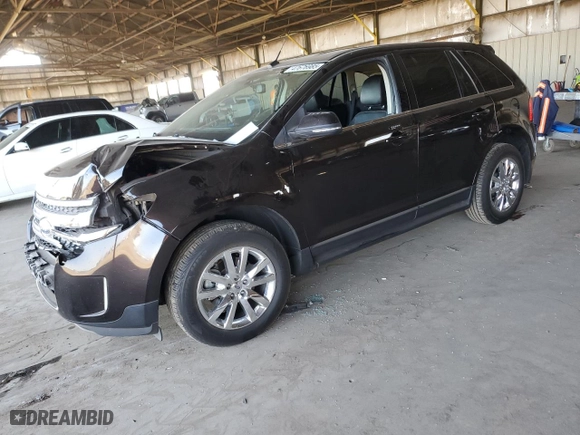 2014 Ford Edge Limited with VIN 2FMDK3K91EBB13501, listed as a Copart auction lot 47676985 with 110,714 mi miles and Salvage Title. Bid and sale history available at carsss.com. Image 1.