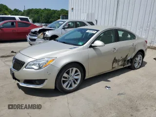 2014 Buick Regal Premium I with VIN 2G4GP5EX3E9322525, listed as a Copart auction lot 60653634 with 106,349 mi miles and Salvage Title. Bid and sale history available at DreamBid. Image 1.