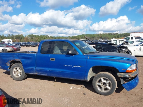 1998 Dodge Dakota with VIN 1B7FL22P9WS602318, listed as a IAAI auction lot 40830718 with 290,693 mi miles. Bid and sale history available at carsss.com. Image 13.