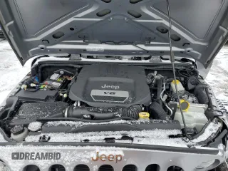 2018 Jeep Wrangler JK Unlimited Sport S with VIN 1C4BJWDG5JL891208, listed as a Copart auction lot 86626294 with 52,390 mi miles and Salvage Title. Bid and sale history available at carsss.com. Image 12.