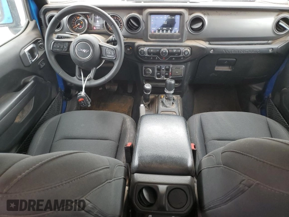 2023 Jeep Wrangler Sport S with VIN 1C4HJXDN3PW503284, listed as a Copart auction lot 51539255 with 31,856 mi miles and Salvage title. Bid and sale history available at DreamBid. Image 8.