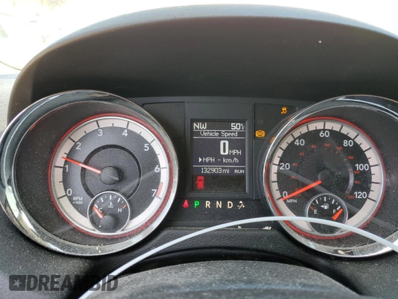 2013 Dodge Grand Caravan Crew with VIN 2C4RDGDG4DR726502, listed as a Copart auction lot 53258075 with 132,903 mi miles and Salvage Title. Bid and sale history available at DreamBid. Image 9.