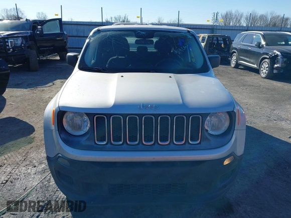 2015 Jeep Renegade Sport with VIN ZACCJBAT9FPB33860, listed as a IAAI auction lot 41406271 with 172,649 mi miles and . Bid and sale history available at DreamBid. Image 12.