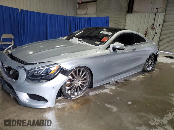 2015 Mercedes-Benz S 550 with VIN WDDXJ8FB9FA003846, listed as a Copart auction lot 45721665 with 47,592 mi miles and Clean Title. Bid and sale history available at carsss.com. Image 1.