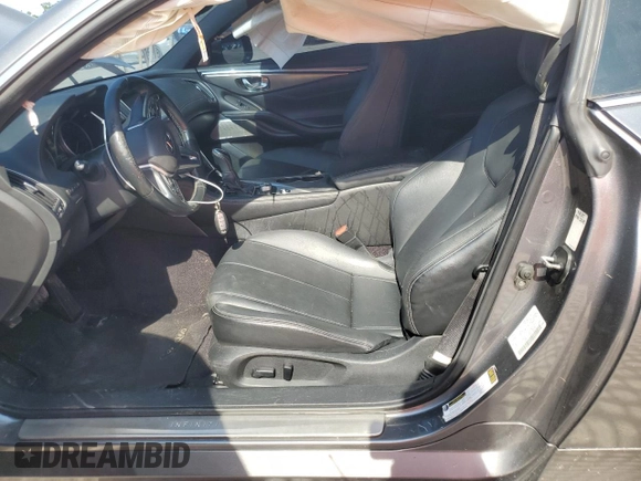 2018 Infiniti Q60 Luxe with VIN JN1EV7EKXJM340831, listed as a Copart auction lot 57178455 with 99,445 mi miles and Salvage title. Bid and sale history available at DreamBid. Image 7.