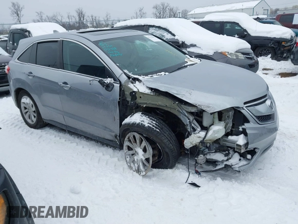 2017 Acura RDX w/Technology Pkg with VIN 5J8TB4H58HL031488, listed as a IAAI auction lot 41274882 with 124,066 mi miles. Bid and sale history available at carsss.com. Image 1.