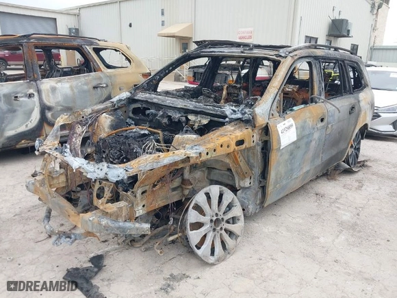 2019 Mercedes-Benz GLS with VIN 4JGDF6EE9KB223437, listed as a IAAI auction lot 41920899 with 85,349 mi miles. Bid and sale history available at carsss.com. Image 2.