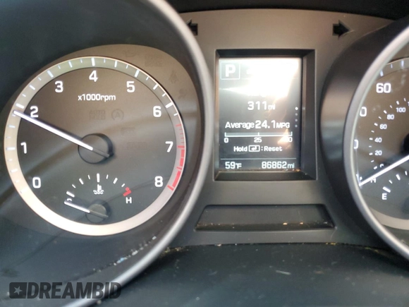 2018 Hyundai Santa Fe 2.4L с VIN 5XYZTDLB1JG542982, выставлен на аукционе Copart как лот 55081465 с пробегом 86 862 миль миль и Списание • Salvage title. История ставок и продаж доступна на DreamBid. Изображение 9.