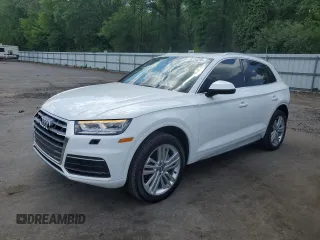 2018 Audi Q5 Premium Plus z VIN WA1BNAFY7J2194121, wystawiony jako Copart lot #55754295 z przebiegiem 62 979 mil mil oraz Szkoda całkowita • Salvage title. Historia ofert i sprzedaży dostępna na DreamBid. Obrazek 1.