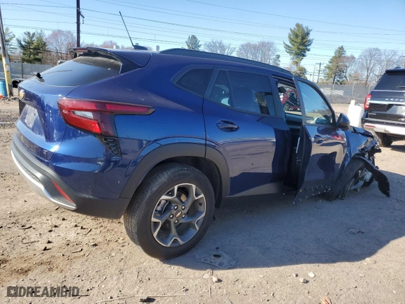 2024 Chevrolet Trax LT with VIN KL77LHE20RC217555, listed as a Copart auction lot 50974165 with 25,460 mi miles and Salvage Title. Bid and sale history available at carsss.com. Image 3.