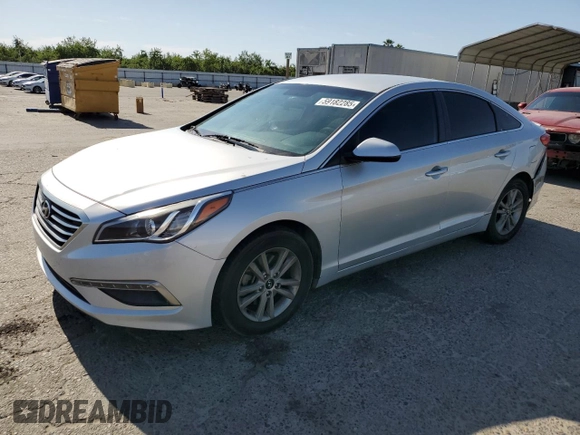 2015 Hyundai Sonata SE z VIN 5NPE24AF7FH002432, wystawiony jako Copart lot #59182285 z przebiegiem 193 754 mil mil oraz Szkoda całkowita • Salvage title. Historia ofert i sprzedaży dostępna na DreamBid. Obrazek 1.