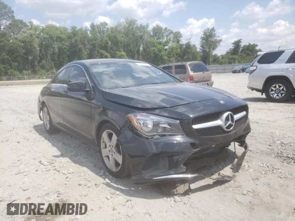 2018 Mercedes-Benz CLA with VIN WDDSJ4EB8JN609578, listed as a Copart auction lot 45576682 with 52,096 mi miles. Bid and sale history available at carsss.com. Image 1.