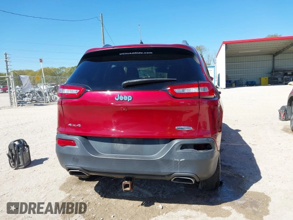 2015 Jeep Cherokee North with VIN 1C4PJMCSXFW654090, listed as a IAAI auction lot 41844434 with 198,592 mi miles. Bid and sale history available at carsss.com. Image 16.