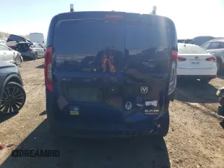 2017 Ram ProMaster City Cargo Tradesman with VIN ZFBERFAB6H6E18267, listed as a Copart auction lot 68833554 with 112,038 mi miles and Salvage Title. Bid and sale history available at DreamBid. Image 6.