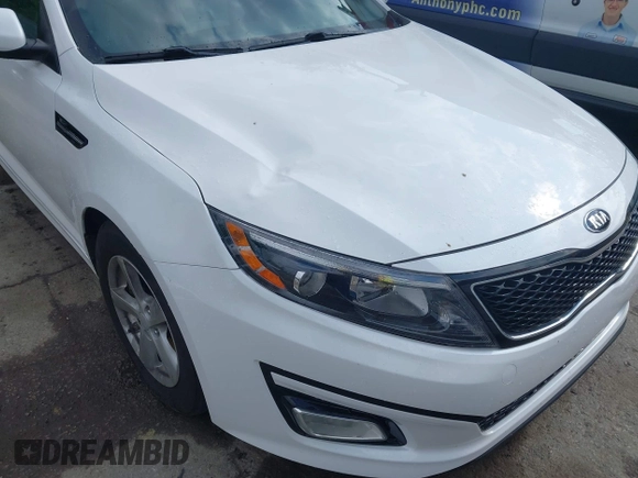 2015 Kia Optima LX with VIN KNAGM4A79F5555866, listed as a IAAI auction lot 42223745 with 115,504 mi miles and . Bid and sale history available at DreamBid. Image 6.