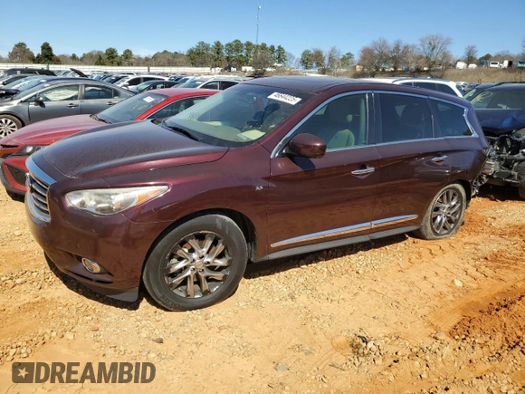 2014 Infiniti QX60 with VIN 5N1AL0MN3EC504335, listed as a Copart auction lot 46644225 with 164,544 mi miles and Salvage Title. Bid and sale history available at DreamBid. Image 1.