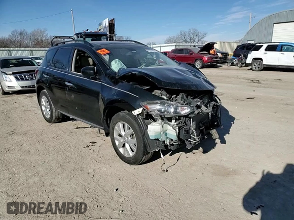 2014 Nissan Murano SL with VIN JN8AZ1MU7EW418559, listed as a Copart auction lot 41577695 with 125,256 mi miles and Salvage Title. Bid and sale history available at carsss.com. Image 11.