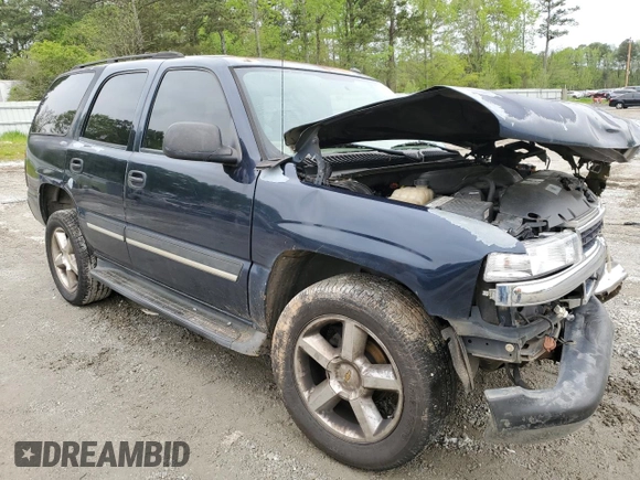 2005 Chevrolet Tahoe LS with VIN 1GNEC13V85J150327, listed as a Copart auction lot 50292595 with 216,194 mi miles and Non Repairable. Bid and sale history available at DreamBid. Image 1.