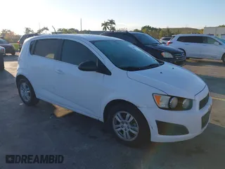 2014 Chevrolet Sonic LT with VIN 1G1JC6SH8E4231285, listed as a IAAI auction lot 41680059 with 167,666 mi miles. Bid and sale history available at carsss.com. Image 1.