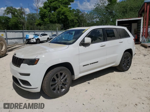 2018 Jeep Grand Cherokee High Altitude with VIN 1C4RJFCM8JC394353, listed as a Copart auction lot 50922805 with 81,140 mi miles and Salvage title. Bid and sale history available at DreamBid. Image 1.