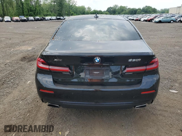 2021 BMW 5 Series 530i xDrive с VIN WBA13BJ01MCF54660, выставлен на аукционе Copart как лот 59411655 с пробегом 90 414 миль миль и Списание • Salvage title. История ставок и продаж доступна на DreamBid. Изображение 6.