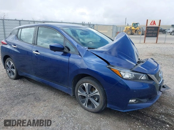 2022 Nissan LEAF SV Plus with VIN 1N4BZ1CV9NC562177, listed as a IAAI auction lot 41625927 with 32,103 mi miles and . Bid and sale history available at DreamBid. Image 1.