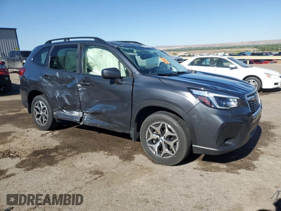2021 Subaru Forester Premium with VIN JF2SKAJC8MH417084, listed as a Copart auction lot 56158285 with 18,937 mi miles and Salvage title. Bid and sale history available at DreamBid. Image 4.