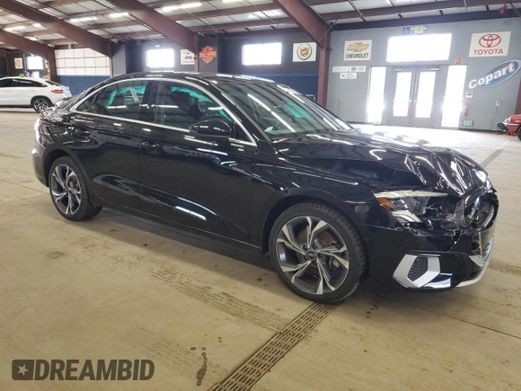 2022 Audi A3 Premium Plus z VIN WAUHUDGY5NA092795, wystawiony jako Copart lot #49279285 z przebiegiem 33 538 mil mil oraz Szkoda całkowita • Salvage title. Historia ofert i sprzedaży dostępna na DreamBid. Obrazek 4.
