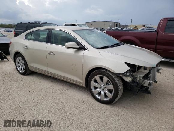2013 Buick LaCrosse Leather with VIN 1G4GC5E31DF211258, listed as a Copart auction lot 69252734 with 45,070 mi miles and Salvage Title. Bid and sale history available at DreamBid. Image 4.
