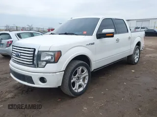 2011 Ford F-150 Lariat with VIN 1FTFW1E60BFA47055, listed as a IAAI auction lot 41693226 with 170,594 mi miles. Bid and sale history available at carsss.com. Image 2.