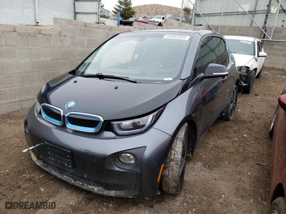 2017 BMW i3 with VIN WBY1Z8C35HV891656, listed as a Copart auction lot 45663503 with 0 mi miles. Bid and sale history available at carsss.com. Image 1.