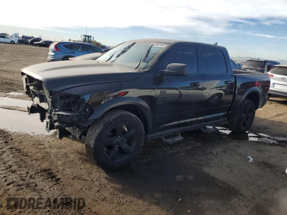 2019 Ram 1500 Warlock z VIN 1C6RR7LG0KS724784, wystawiony jako Copart lot #81488764 z przebiegiem 57 547 mil mil oraz Szkoda całkowita • Salvage title. Historia ofert i sprzedaży dostępna na DreamBid. Obrazek 1.