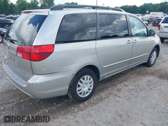 2005 Toyota Sienna CE with VIN 5TDZA23C05S272543, listed as a IAAI auction lot 42727321 with 201,156 mi miles and . Bid and sale history available at DreamBid. Image 4.