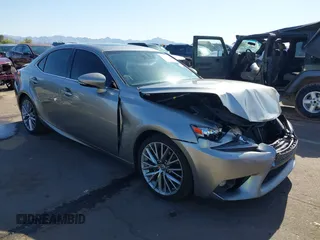 2015 Lexus IS 250 with VIN JTHCF1D23F5021139, listed as a IAAI auction lot 42105880 with 141,580 mi miles and . Bid and sale history available at DreamBid. Image 1.