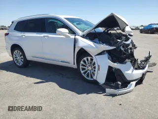 2020 Cadillac XT6 AWD Premium Luxury with VIN 1GYKPDRS9LZ159836, listed as a Copart auction lot 60753625 with 47,862 mi miles and Salvage title. Bid and sale history available at DreamBid. Image 4.