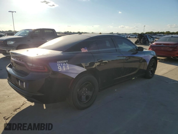 2019 Dodge Charger Police with VIN 2C3CDXATXKH579178, listed as a Copart auction lot 71954154 with 65,013 mi miles and Clean title. Bid and sale history available at DreamBid. Image 3.