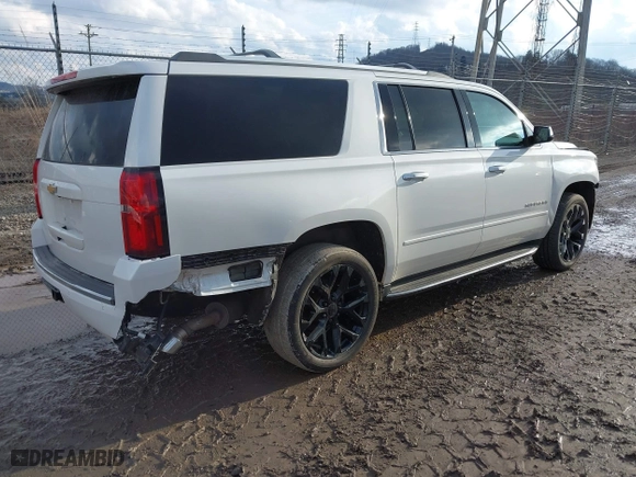 2017 Chevrolet Suburban Premier with VIN 1GNSKJKC9HR406373, listed as a IAAI auction lot 41695349 with 99,863 mi miles. Bid and sale history available at carsss.com. Image 4.