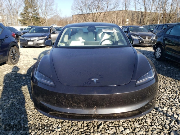 2024 Tesla Model 3 with VIN 5YJ3E1EA2RF859983, listed as a Copart auction lot 48044865 with 2,277 mi miles and Salvage Title. Bid and sale history available at DreamBid. Image 5.