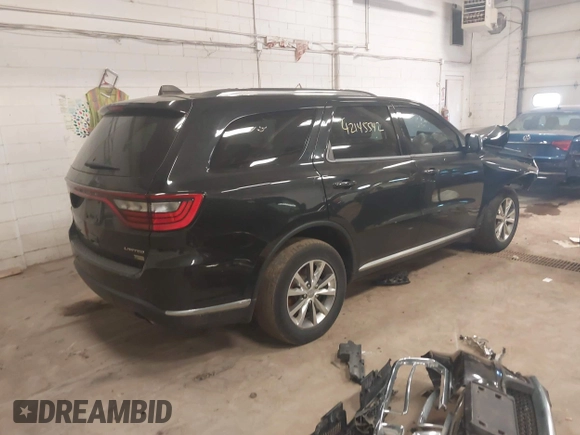2015 Dodge Durango Limited with VIN 1C4RDJDG2FC723283, listed as a IAAI auction lot 42145542 with 20,083 mi miles and . Bid and sale history available at DreamBid. Image 4.