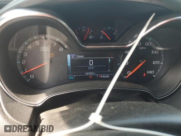 2018 Chevrolet Impala LT with VIN 2G1105S36J9152227, listed as a Copart auction lot 54673975 with 141,873 mi miles and Salvage Title. Bid and sale history available at DreamBid. Image 9.