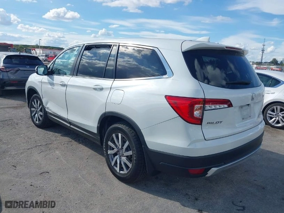 2021 Honda Pilot EX-L with VIN 5FNYF5H55MB039589, listed as a IAAI auction lot 41694567 with 58,685 mi miles. Bid and sale history available at carsss.com. Image 3.